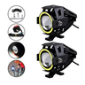 Mini Farol Milha 6000-7000k Moto Led Auxiliar Neblina kunp kp-fr500 - 1