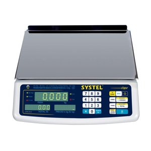 Balança Comercial Systel Clipse 31kg Bat.