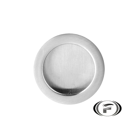 Puxador Embutir a 127 Escovado Italy Line 35mm