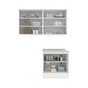 Ver mais imagens de Lavanderia Modulada Americana 6 Portas 5 Prateleiras MDF 160cm Branco Henn
