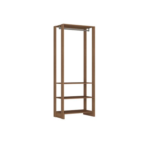 Closet com 1 Cabideiro e 2 Prateleiras Yes Nova Mobile Montana