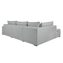 Ver imagem 5 de Sofá Retratil com Chaise Esquerda Titan 7 Lugares 3,56m Tecido Linho