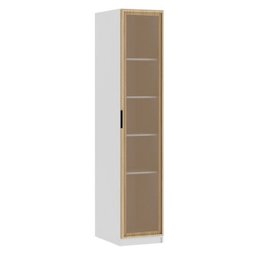 Guarda-roupa Modular 40cm 1 Porta Reflecta com Prateleiras Jade Cabecasa Madeiramadeira - 2