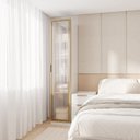 Ver imagem 4 de Guarda-Roupa Planejado 40cm 1 Porta Reflecta com Prateleiras Jade CabeCasa MadeiraOriginals Branco