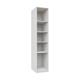 Guarda-roupa Modular 40cm 1 Porta Reflecta com Prateleiras Jade Cabecasa Madeiramadeira - 16