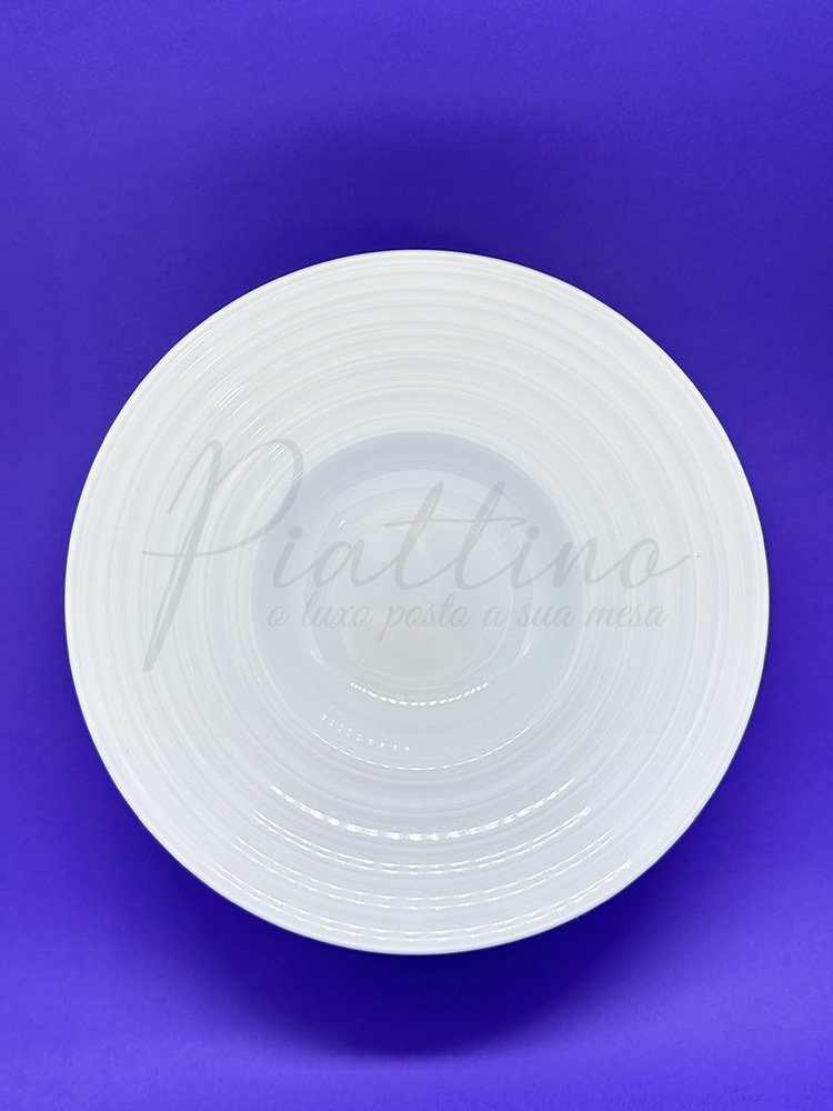 Prato Risoto 21cm - White - 2und Piattino - Sc White Circle - 3