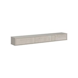 Rack Suspenso Grécia 1.80 Cm Sala de Estar/quarto - Lukaliam Móveis - Off White Perolizado - 6