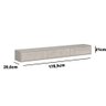 Rack Suspenso Grécia 1.80 Cm Sala de Estar/quarto - Lukaliam Móveis - Off White Perolizado - 5