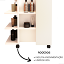 Ver imagem 6 de Gabinete de Banheiro Classic para Pia de Coluna - Branco