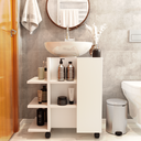 Ver imagem 2 de Gabinete de Banheiro Classic para Pia de Coluna - Branco