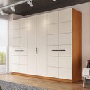Ver imagem 1 de Guarda Roupa Casal 242,1cm com 6 Portas e 4 Gavetas 240843 Lisboa Politorno Móveis