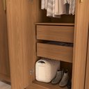 Ver imagem 6 de Guarda-roupa 6 Portas de Bater Kappesberg Canela 180cm