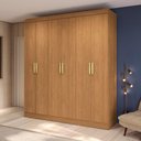 Ver imagem 1 de Guarda-roupa 6 Portas de Bater Kappesberg Canela 180cm
