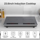 Ver imagem 7 de Vbgk Cooktop de Indução Duplo 24" 4000w com Timer e Bloqueio Infantil