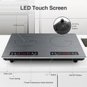 Ver imagem 5 de Vbgk Cooktop de Indução Duplo 24" 4000w com Timer e Bloqueio Infantil