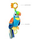 Ver imagem 3 de Pelucia Papagaio Didi Azul Chocalho Buba 18047