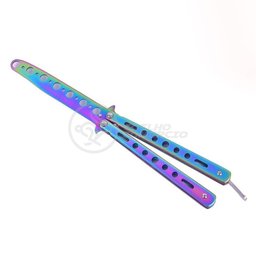 Canivete Fade Rainbow Butterfly Treinamento Faca Borboleta - 2