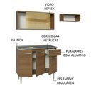 Ver imagem 5 de Armário de Cozinha Compacta 165cm com Pia Rustic Emilly Madesa 06