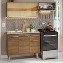 Ver imagem 1 de Armário de Cozinha Compacta 165cm com Pia Rustic Emilly Madesa 06
