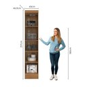 Ver imagem 7 de Guarda-roupa Modulado Casal Completo 4 Peças 8 Portas 5 Gavetas com Maleiro Smart Plus