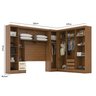 Guarda-roupa Modulado Casal Completo 4 Peças 8 Portas 5 Gavetas com Maleiro Smart Plus - 5