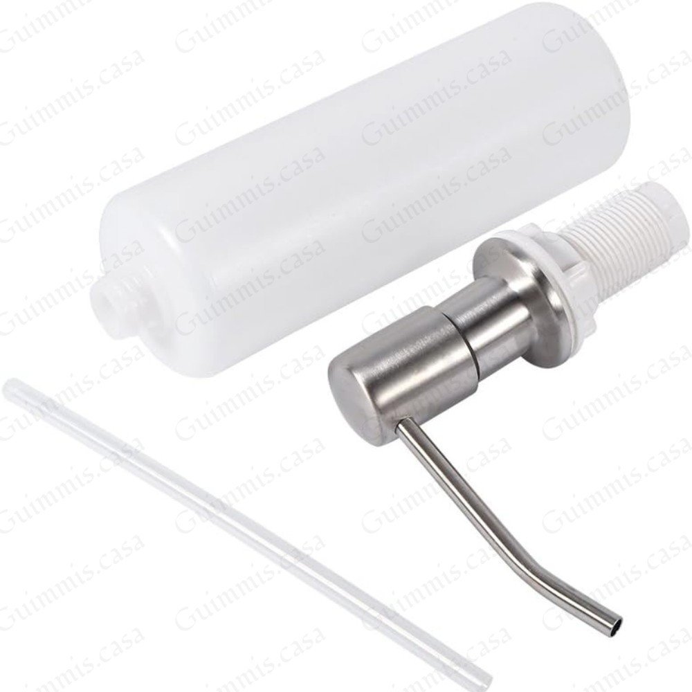 30 un Dispenser Dosador Inox Escovado 300ml Guimmis.casa - 3