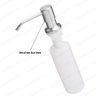 30 un Dispenser Dosador Inox Escovado 300ml Guimmis.casa - 6