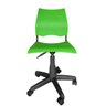 Cadeira de Escritorio Giratoria Versat para Recepção com Regulagem de Altura Plástico Verde - 2