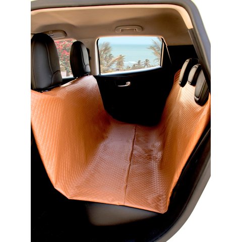 Protetor Pet de Veiculo para Banco Traseiro Caramelo