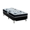 Ver imagem 1 de Cama Box Solteiro: Colchão Anatômico Probel D28/EP Advanced Tech1000 + Base CRC Suede Black(