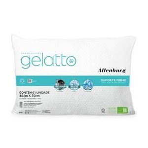 Travesseiro Gelatto - Turquesa Branco, Un