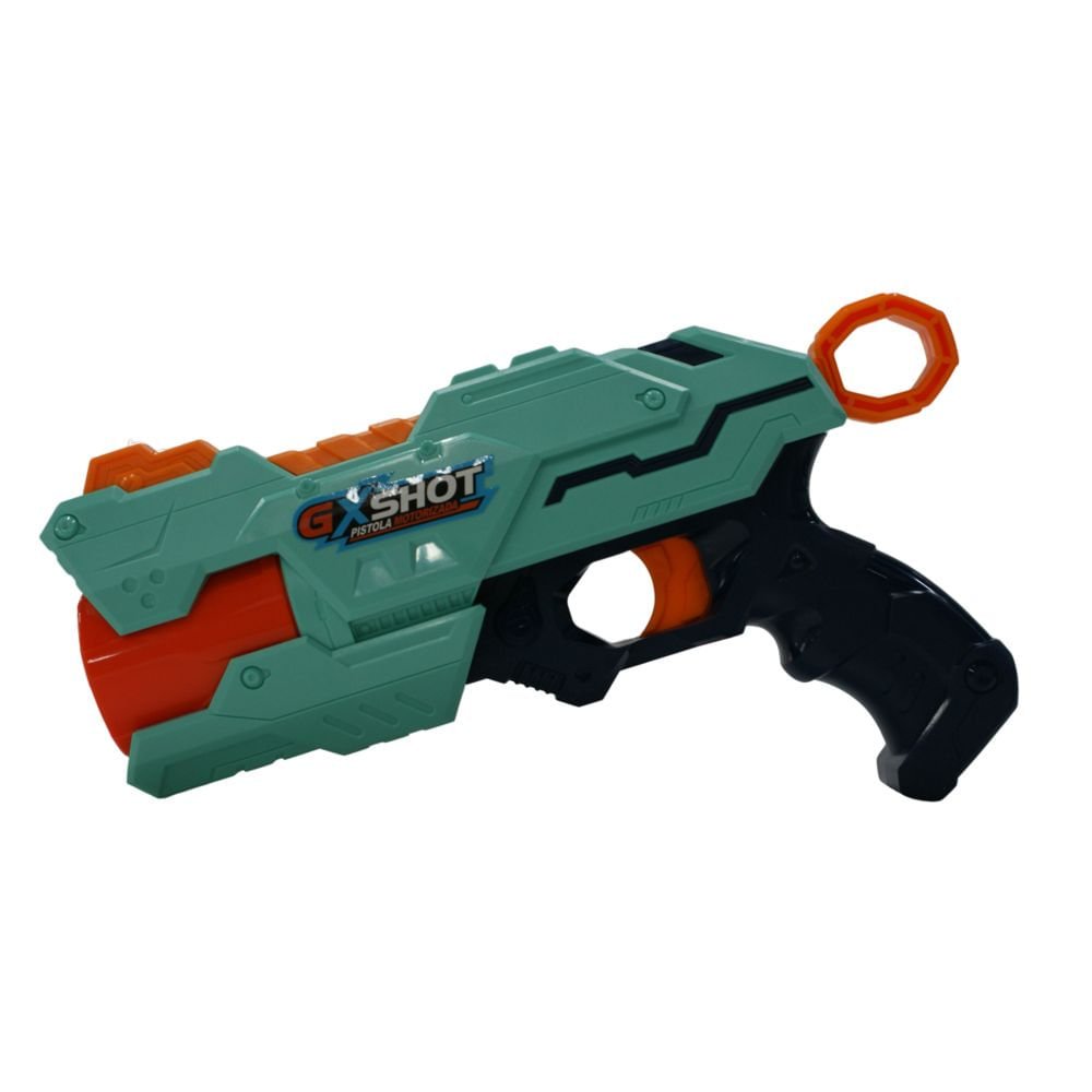 Lançador Gx Shot Power Gun com 10 Dardos Verde - Quanhe - 2