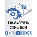 Ver imagem 5 de Faixa Decorativa Adesiva (autocolante) - Azulejo Azul 1