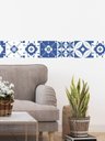Ver imagem 3 de Faixa Decorativa Adesiva (autocolante) - Azulejo Azul 1
