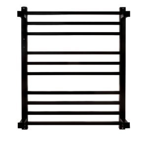 Toalheiro Térmico Grande Quadrado Preto Bivolt Timer Esquerd