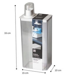 Kit Balde 7,5l 2 Organizadores Línea e Dispenser Lumini 2,6l - 7