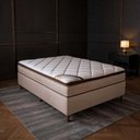 Ver imagem 1 de Colchão Casal Molas Ensacadas Colorado + Base 138x188x67