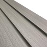 Painel Ripado Wpc Interno Wide Várias Cores-10 Placas 2,90m X 16cm (0,46m²) Woopo Cinza Medio - 4