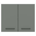 Ver imagem 7 de Armário de Cozinha Aéreo 80 cm 2 Portas Rustic/Cinza Agata Madesa