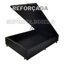 Ver imagem 3 de Cama Casal Box Baú 138x188 Entrega Apenas Cidade Sao Paulo - Suede - Preto