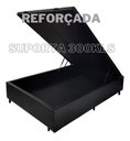 Ver imagem 3 de Cama Casal Box Baú 138x188 Entrega Apenas Cidade Sao Paulo - Suede - Preto