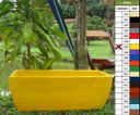 Ver imagem 3 de Kit 3 Vaso Planta 80x30 Jardineira Floreira Polietileno BGPLASTICOS V5 VERDE BANDEIRA 011