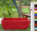Ver imagem 2 de Kit 3 Vaso Planta 80x30 Jardineira Floreira Polietileno BGPLASTICOS V5 VERDE BANDEIRA 011
