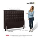 Ver imagem 5 de Cabeceira Cama Box Casal Queen Size Ciara 160cm Botonê com Frame Suede Marrom