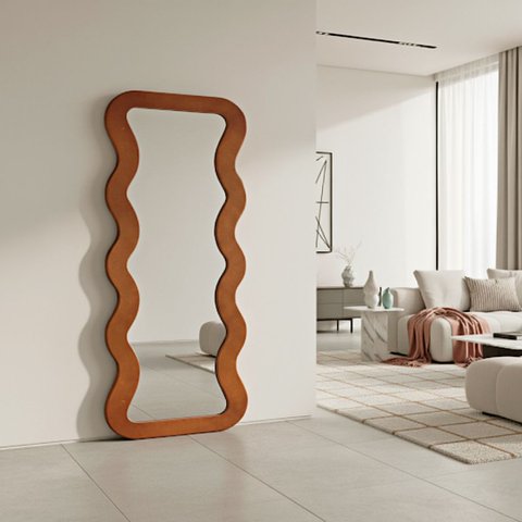 Espelho de Chão New York Freijó 180x72cm Orgânico