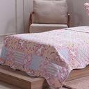 Ver imagem 3 de Kit Colcha Casal Ultra Lisse Kids New Rolinho 210x230cm Unicórnio