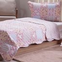 Ver imagem 1 de Kit Colcha Casal Ultra Lisse Kids New Rolinho 210x230cm Unicórnio