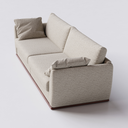 Ver imagem 3 de Sofá 4 Lugares Living Fixo Suécia 2,76m em Linho:mescla Bege