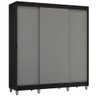 Guarda-Roupa Casal com Pés 3 Portas de Correr Reno Madesa - 3