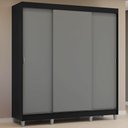 Ver imagem 1 de Guarda-Roupa Casal com Pés 3 Portas de Correr Reno Madesa
